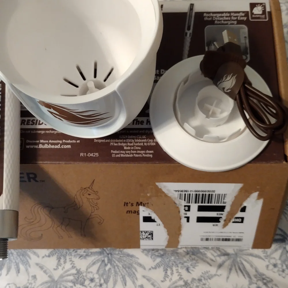 Cordless Toilet Brush - White